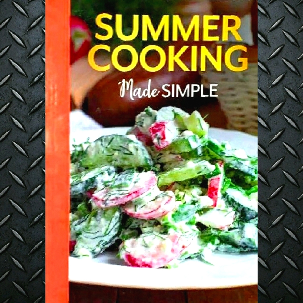 NWOT: "Flowerpot Press" Summer Cooking Made Simple